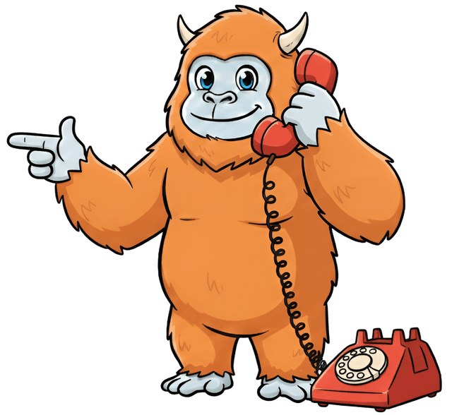 Kodovo maskot pri telefóne — ozvite sa nám